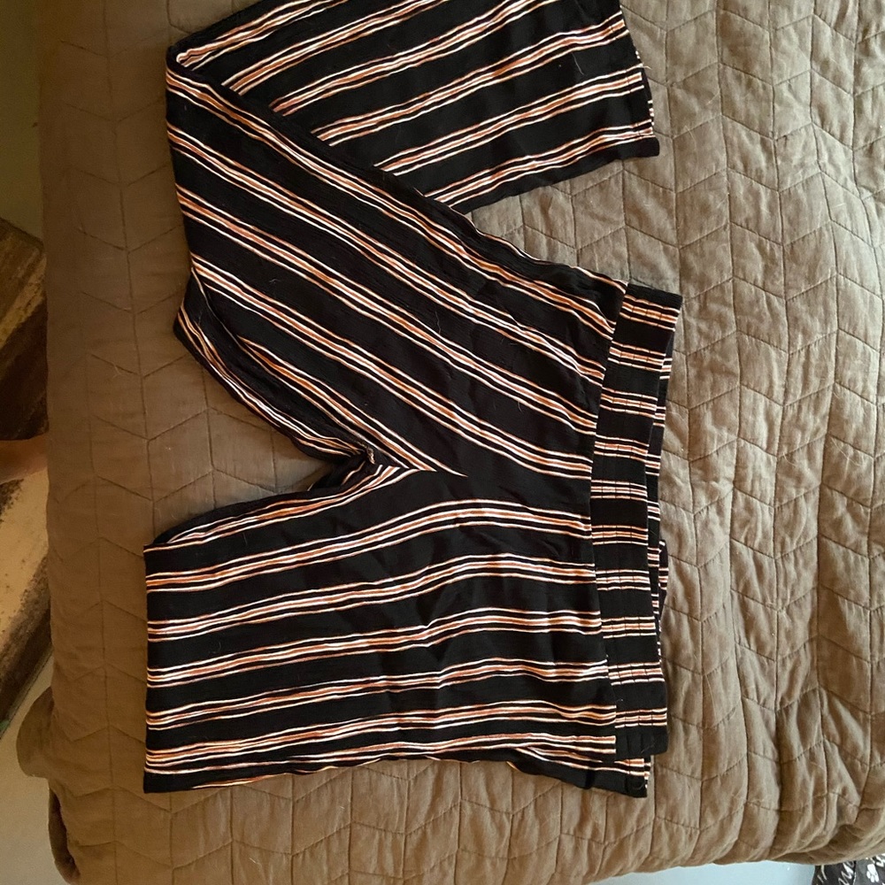 Striped Flowy pants